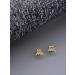 All We Are AWA Logo Pav Stud Earring (Gold Tone/Crystal) - Buy Online on GoSupps.com