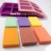 Rectangle Silicone Soap Molds - Set of 2 for 12 Cavities - Mixed Patterns | Silly Pops Soap Making Supplies - Buy Online on GoSupps.com