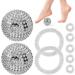 Roinaaid Hedgehog Ball Set - 2 Metal Acupressure Rings & 5 Magnetic Bracelets for Stress Relief & Massage - International Shipping Available - Buy Online on GoSupps.com