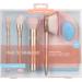 REAL TECHNIQUES Endless Summer Makeup Brush Kit Face Brushes For Foundation and Powder Premium Quality 6 Piece Set Pink - Buy Online on GoSupps.com