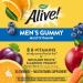 Nature's Way Alive! Men's Gummy Vitamins - 60 Fruit Flavor Gummies for Vitality - Buy Online on GoSupps.com