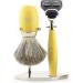 Jag Shaving Men's Complete Shaving Set - 5 Razor Blades Badger Hair Brush Stand & Bowl for Perfect Shave - Buy Online on GoSupps.com