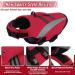Buy Alagirls Dog Chest Ripstop Swimming Vest | Reflective Safety Life Jacket for Dogs | Adjustable Size M (47-61cm) - Red - Pet Lifesaver - Buy Online on GoSupps.com
