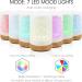 Earnest Living White Ceramic Essential Oil Diffuser - 100ml, Timers, Night Lights, Auto Off Function - Home & Office Aromatherapy Humidifier - Buy Online on GoSupps.com