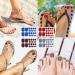 704 Pieces Toenail Polish Stickers - Self-Adhesive Full Cover Decals with Nail Files for Women & Girls - Classic Style - Buy Online on GoSupps.com