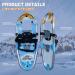 Funwater 3-in-1 Light Snowshoes for Men Women & Kids - Adjustable Trekking Sticks Non-Slip Set & Carrying Bag - Ideal for Hiking on Snow - Buy Online on GoSupps.com