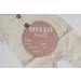 Hickory Hollow Designs Baby Announcement Sign - Hello World Birch Wood Nursery Decor for Newborn Boys & Girls - 6 Circle Board (Pink) Photo Prop - Buy Online on GoSupps.com