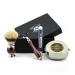 5Pc Mens Grooming & Shaving Kit 3 Edge Razor With Silver Tip Badger Hair Shaving Brush Bowl Soap and Alum Perfect Set For Men