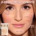 5 Color Correcting Concealer Palette - Waterproof Long Lasting Cream Contour for Women | Liquid Foundation Makeup with Brush - Buy Online on GoSupps.com