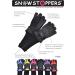 SnowStoppers Kids Ski Gloves Black Large (10-14 Years) | Winter Sports Mittens - Buy Online on GoSupps.com