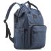 KiddyCare-backpack/wrap backpack with 15 pockets hard-wearing baby wrap pocket high quality with isotherm bottle compartment maternity bag blue unit size