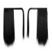 BARSDAR PERSE CHANGE 35 cm Short Straight Ponytail Hair Extension - Black 1B | Velcro Braid for Women - Buy Online on GoSupps.com