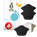 Biped Health 2 pairs of heel cushions for shoes that are too big and in heels pain - self -adhesive - for cutting - heel pillow for the prevention of bladder and wounding wound z2802 (black 10mm) black 10 mm
