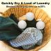 Buy Syllana XL Size Dryer Balls - 6 Pack Natural Fabric Softener 100% New Zealand Sheep Wool Antistatic & Time-Saving for Tumble Dryers - Buy Online on GoSupps.com