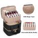 YARWO Nail Polish Organizer Bag - Holds 48 Bottles - Adjustable Dividers - Travel Case for Manicure Set - Black (Bag Only) - Buy Online on GoSupps.com
