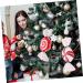 Alipis 1pc Christmas Tree Xmas Tree Hanging Candy Chic Xmas Pendants Accessories Decorative Ball Painted - Buy Online on GoSupps.com