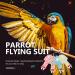 UKCOOCO 4PC Bird Diaper Flight Suite - Washable Reusable Parrot Clothing & Gel Urine Wet Suit for Ara & Budgerigar XL - Buy Online on GoSupps.com