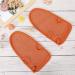 PHOGARY 2 PCS Exfoliating Gloves for Bath Shower - Orange | Body Scrub Mitts for Exfoliating Arms, Legs, and Face - Dead Skin Peeling Accessory - Buy Online on GoSupps.com