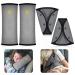 Dacitiery 4 pieces of belt pads children 2 removable car seat belt Pillow 2 belt pillows protective pillows removable children car belt cushion belt protection for more comfort on the trip