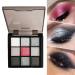 Nixiara Dark Eyeshadow Palette Smokey Eyeshadow Palette Eyeshadow Palette Shimmer Matte Eye Makeup Pallet 9 Colors Blendable High Pigmented Dark Eyeshadow Long Lasting for Halloween - Buy Online on GoSupps.com
