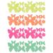 Sasswear Blacklight Body Stickers - Neon Fashion Accessories for Raves Festivals and Glow Parties 40/pk (Butterfly)
