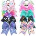 10PCS 8-Inch Cheer Bows for Girls - Elastic Hair Tie Bands for Cheerleading and School Activities - Buy Online on GoSupps.com