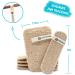 Chinchilla Sustainable Luffa Sponge Set - 7 Eco-Friendly Sponges + 1 Natural Fiber Rinse Brush | Reusable Kitchen Cleaning Set - Buy Online on GoSupps.com