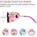 Buy Cotton & Silk Left Eye Eye Patch for Kids - Pink Hair Unicorn Design | Comfortable & Stylish Eye Covering - Buy Online on GoSupps.com