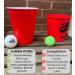 Giant Yard Pong Game - Jumbo Size for Outdoor Fun - Durable Cups, Ball & Pump - Perfect for Lawn, Backyard, Camping, Tailgating - Buy Online on GoSupps.com
