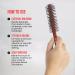 Buy The Shave Factory Static-Free Round Wooden Styling Brushes | Professional Salon & Home Use | Brown Model 39 - Long-Lasting Shine - Buy Online on GoSupps.com