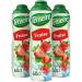 Teisseire Strawberry Syrup for Refreshing Drink Cocktails Recyclable Bottle 3x60cl
