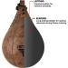 Vintage Black Leather Speed Bag Boxing Ball MMA Training Kit - Buy Online on GoSupps.com