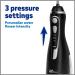 Waterpik Cordless Advanced Water Flosser with 3 Pressure Settings Dental Plaque Removal Tool Ideal for Travel or Small Bathrooms with USB Charger Black (WP-582UK) 582 Black - Buy Online on GoSupps.com