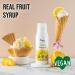 Inspire Food Co. Lemon Fruit Syrup for Bubble Tea Mix - 300ml | Vegan & Gluten-Free | No Artificial Colors | Perfect for Boba Tea, Smoothies, Slushes - Buy Online on GoSupps.com