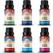 GuruNanda 100% Natural Essential Oil Blends Set - Aromatherapy for Diffusers - Breathe Easy, Tranquility, Harmony, Sleep, Relaxation, Immunity - 0.33 Fl Oz (Pack of 6) - Buy Online on GoSupps.com