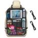 Vaktop Car Seat Organiser Car Organiser Back Seat for Kids Seat Back Protector with 2pcs Auto Hooks Car Accessories for Bottles Toys Tissue Snacks Cell Phone (59x42cm/23x17in)