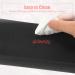 VOCOSTE Silicone Makeup Brush Bag - Travel Makeup Organizer & Cosmetic Case for Easy Packing | Portable Black Travel Essentials - Buy Online on GoSupps.com