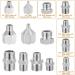 15-Piece Airbrush Quick Release Coupling Adapter Kit for Air Compressor and Hose - Buy Online on GoSupps.com