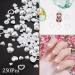 500Pcs AB Color Half Pearls Heart Nail Beads for DIY Crafts - Assorted White Pearls 3D Nail Art Charms and Embellishments - Buy Online on GoSupps.com