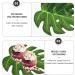 ULTECHNOVO 60pcs Monstera Greenery Wedding Decor Mini Palm Tree Cupcake Toppers - Buy Online on GoSupps.com