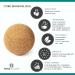Natural Cork Yoga Studio Massage Balls | Eco-Friendly 3-6 cm Sizes for Easy Recovery - Buy Online on GoSupps.com