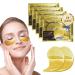 24 Pairs Eye Patches Gel Mask Under Eye Bags Anti Dark Circles Eye Patch in Gel Under Eyes Collagen Mask with Moisturizing Effect and Improve Wrinkles and Fine Lines Eye Care (24K Gold)