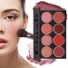 Meiyugo 8 Colors Vegan Cruelty-Free Blush Palette for Women - Hypoallergenic Makeup for Enhanced Skin Tone - Buy Online on GoSupps.com