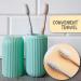YARIN Travel Tooth Brushing Kit | 2 Soft Toothbrushes & Portable Travel Case for International Shipping - Buy Online on GoSupps.com