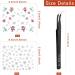 24 Sheets Christmas Nail Art Stickers Ultralight 3D Self-Adhesive Snowflake Santa Clause Gel Nail Decals with Tweezers for Christmas Parties. Silver - Buy Online on GoSupps.com