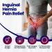 Inguinal Hernia Belt for Men & Women - Large Truss Brace with 2 Compression Pads for Umbilical & Femoral Hernias - Groin and Abdominal Support - Buy Online on GoSupps.com