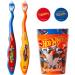 Shop Brush Buddies Hot Wheels Kids Toothbrush Kit - Manual Toothbrushes for Toddlers 2-4 Years Travel Ready 6PC Set - Buy Online on GoSupps.com