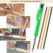 Hiboom 2 Pack Carpenter Pencils with Refills & Sharpener - Ideal Scribe Tool for Construction, Woodworking & Architects - Green - Buy Online on GoSupps.com
