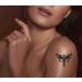 Dopetattoo Realistic Insects Temporary Tattoos - 6 Sheets of Death's-Head Moth and Dragonfly Designs for Neck, Arm, and Chest - Men, Women, Adults - Buy Online on GoSupps.com