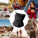 Couvre-cou pour soleil Foulard avec protection solaire bloc UV doux respirant pour activit s estivales et randonn es M Noir - Buy Online on GoSupps.com